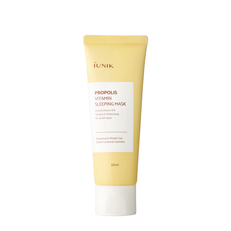 IUNIK Propolis Vitamin Sleeping Mask 60ml – Overnight Hydrating Face Mask